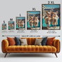 Wallity Cuadro Decorativo GE104-L Multicolor